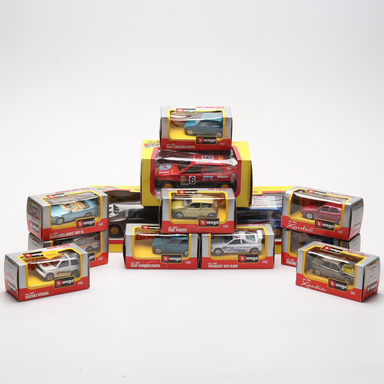 MODELLAUTOS, Bburago, Italien.