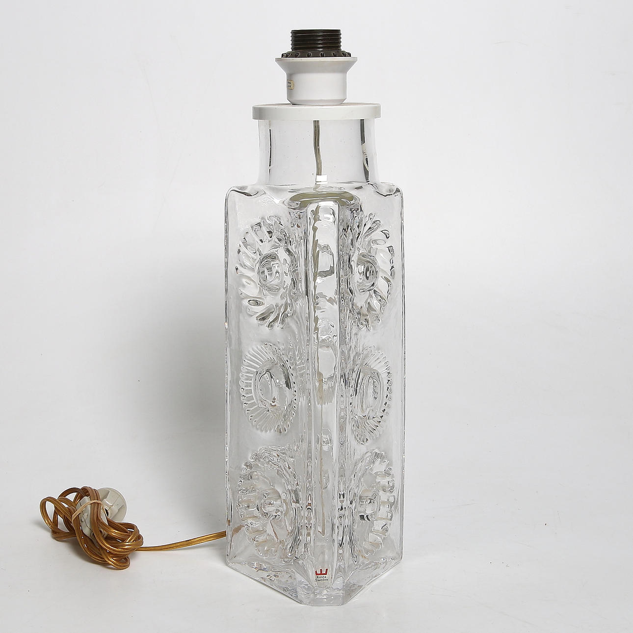 BORDSLAMPA, glas. Ove Sandberg, Kosta.