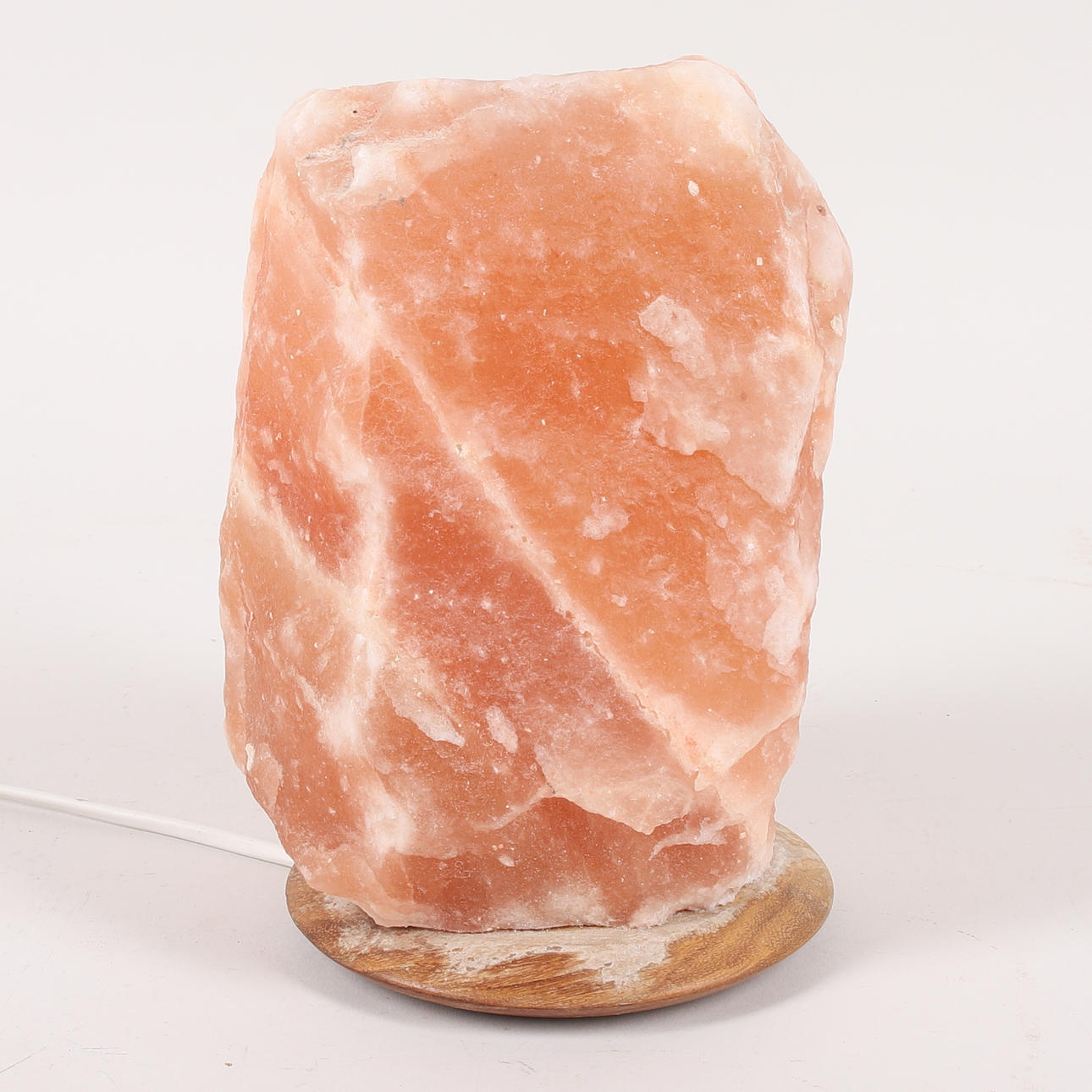 TISCHLAMPE, SALZSTEIN.