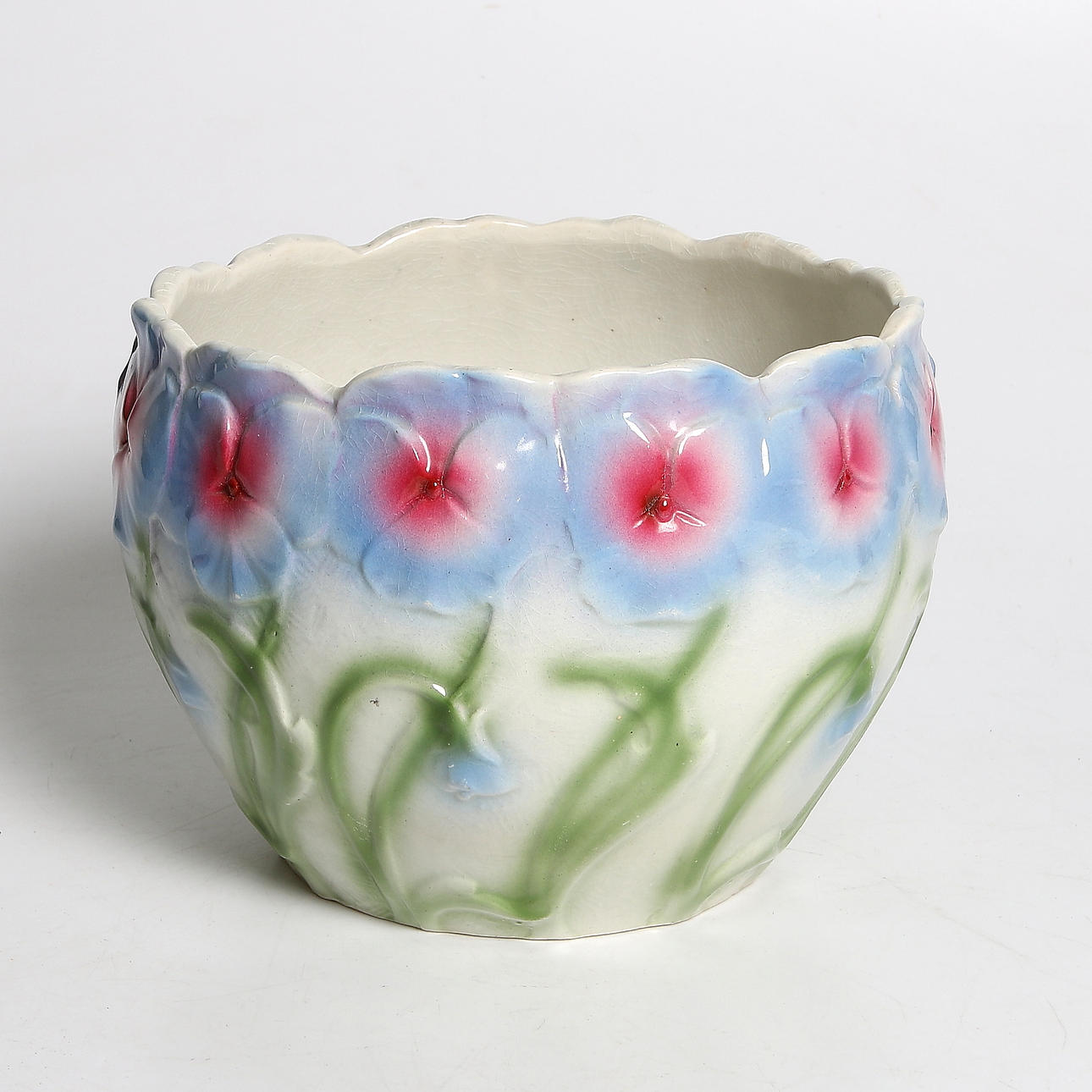 YTTERFODER, flintgods, jugend. Gustavsberg. 1900-talets början.