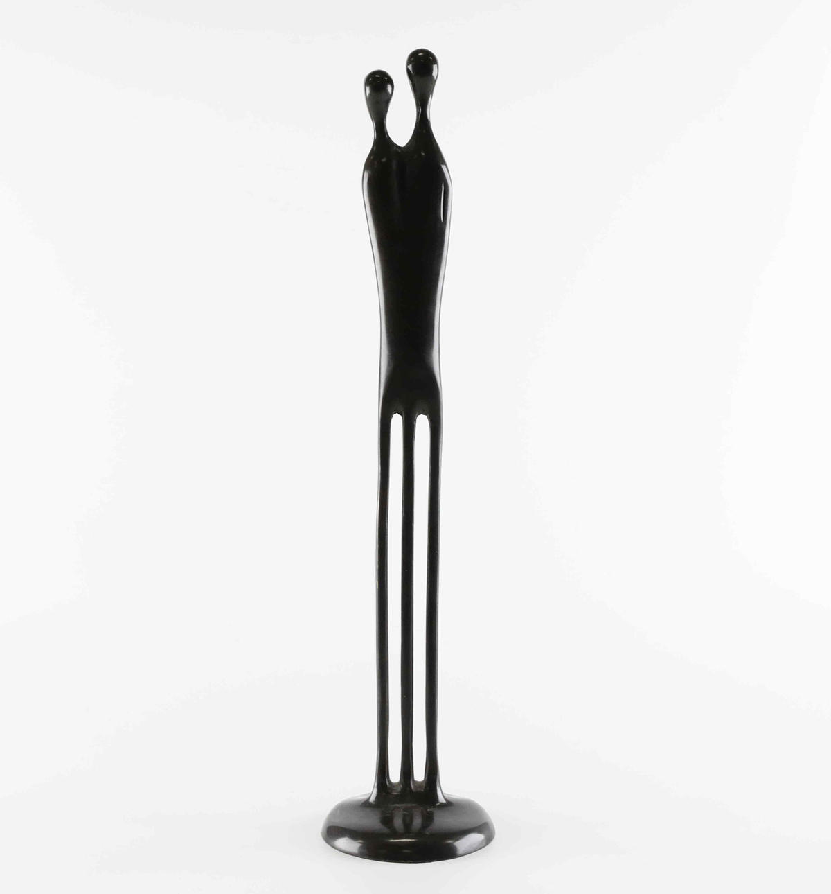 名作 LOUISE HEDERSTRÖM \"Two Become One“ Postmodern Metal Two Become One Sculpture by Louise