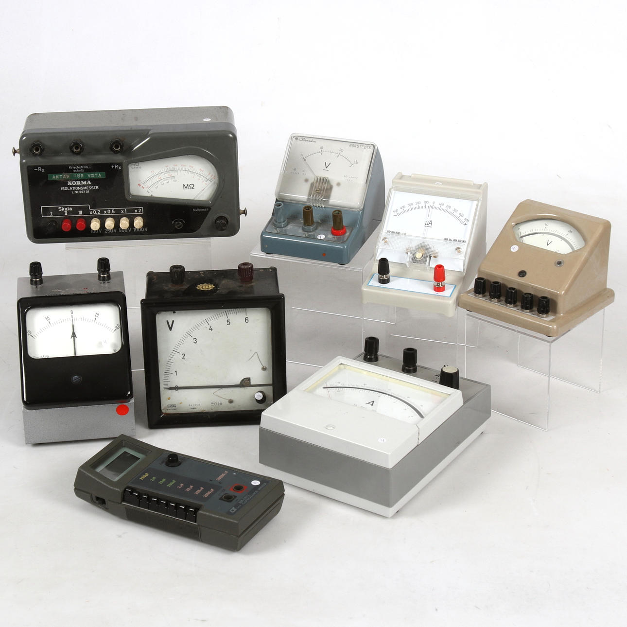 MEASURING INSTRUMENTS, 8 pcs, etc. Ganz, Terco & Gumperts.