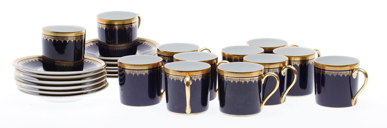 ESPRESSOMUGGAR MED FAT, 12 st, Rosenthal.