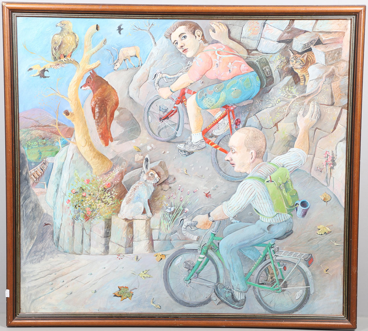 JOHN JOHNSTONE (B.1941). YOU'LL TAKE THE HIGH ROAD AND I'LL TAKE THE LOW ROAD.