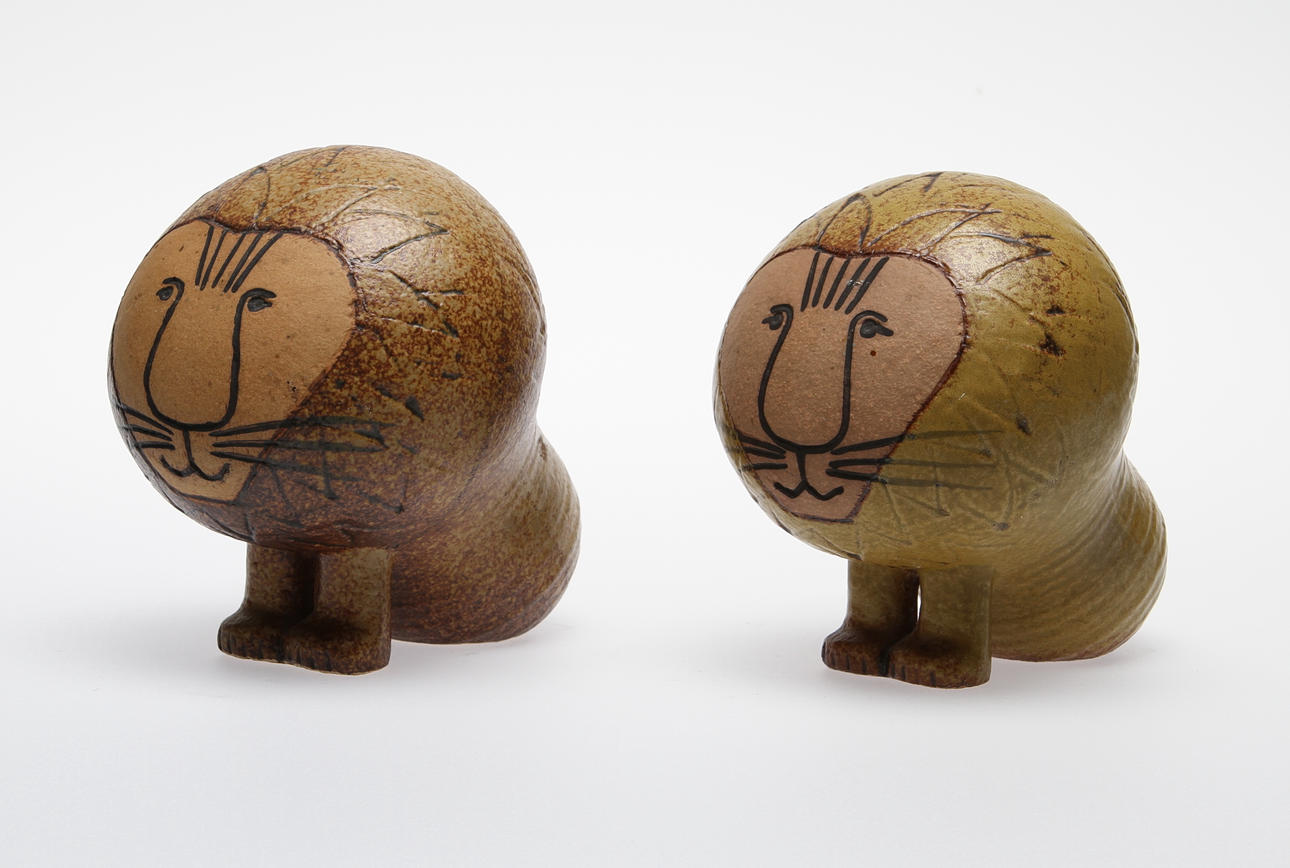 FIGURINER, 2 st, keramik, Lisa Larson, Gustavsberg.