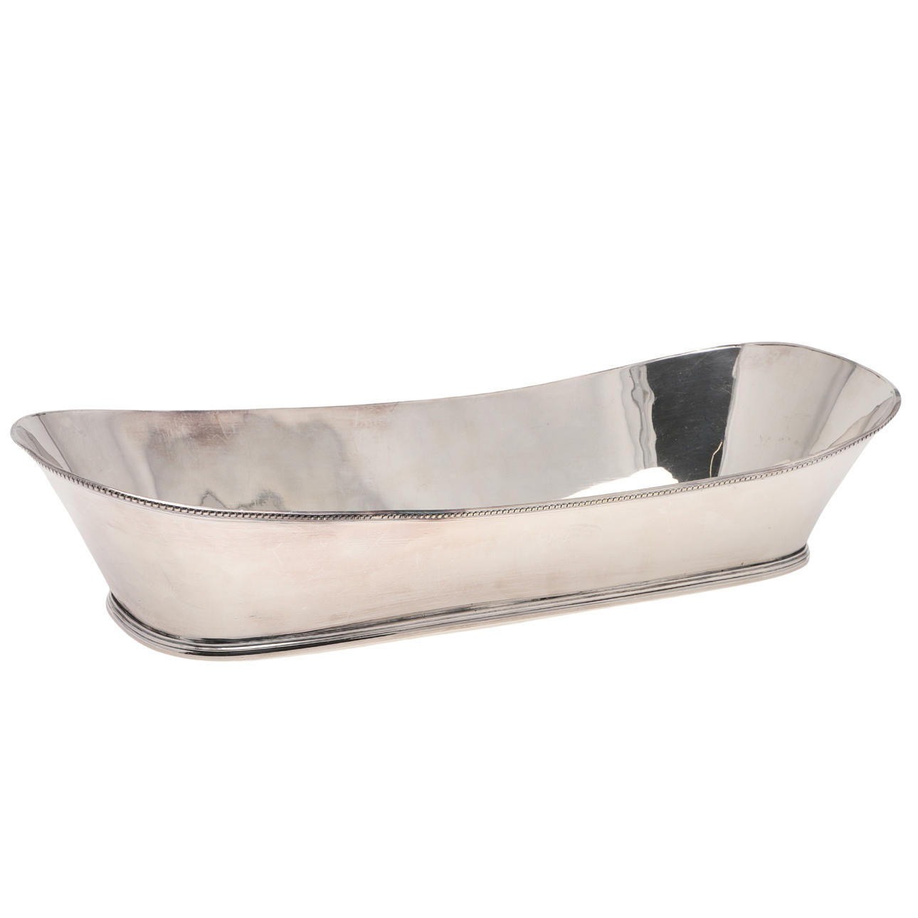 EIN VERSILBERTER BROTKORB.