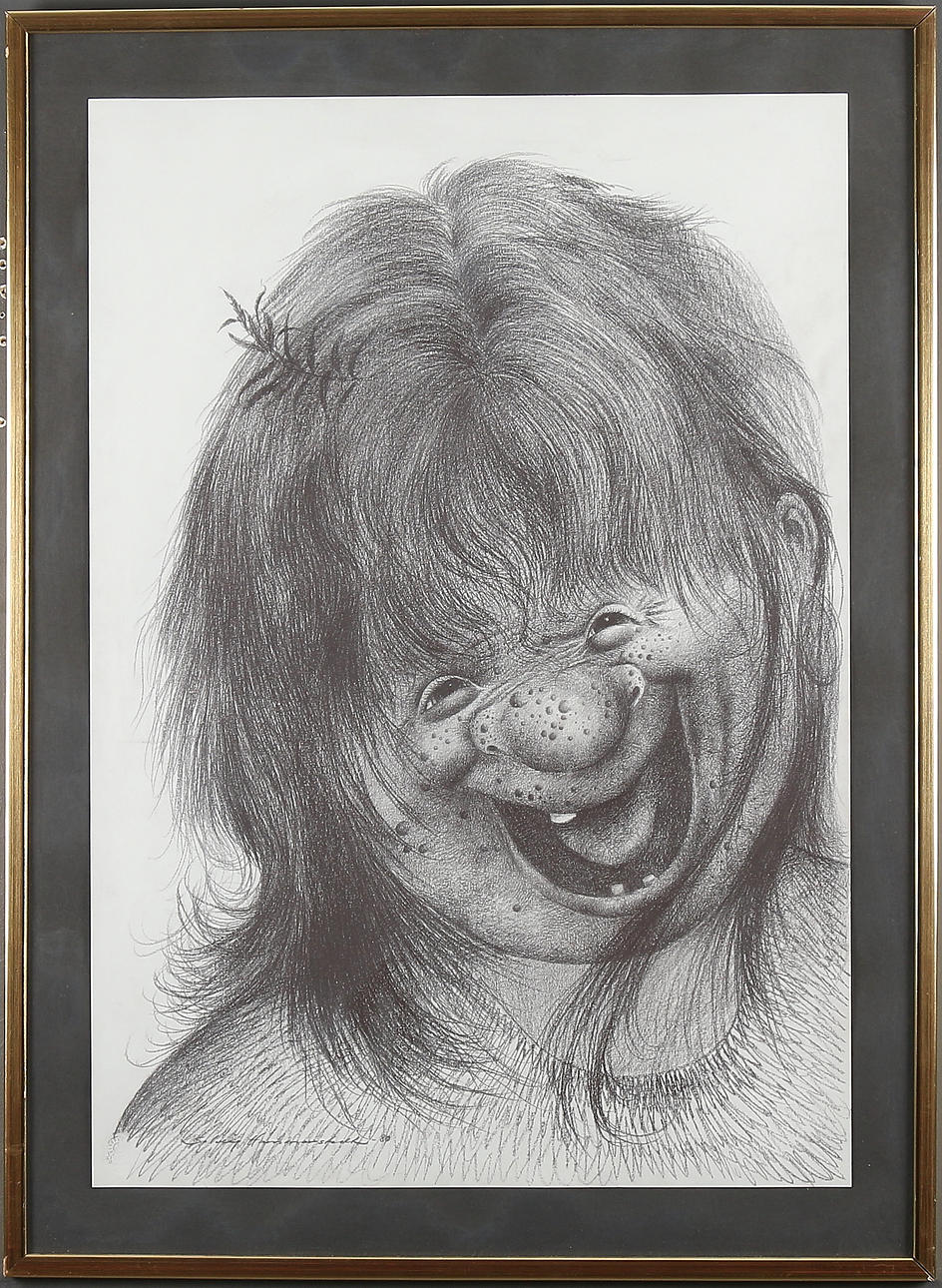 SOLVEIG HAMMARSTEDT. Blandteknik, signerad och daterad -80.