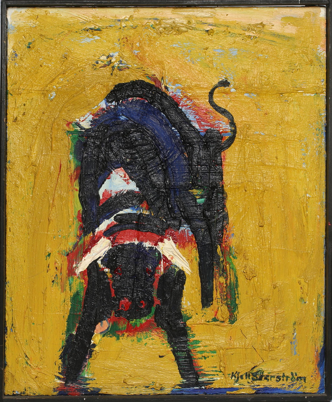 KJELL SÖDERSTRÖM. Olja på duk, signerad.