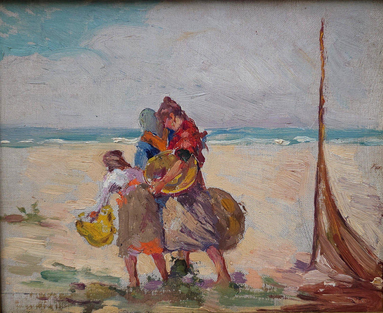 ANÓNIMO (PRIMER TERCIO SIGLO XX). SHELLFISH. OIL ON CANVAS.