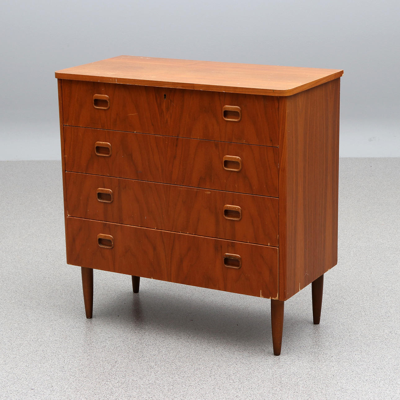 BYRÅ. Teak. Modern design, 1950/60-tal.