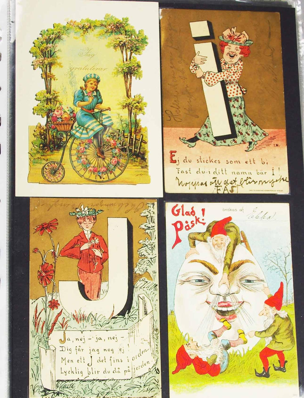 VYKORT, Jul-, Påsk- samt Nyårskort.