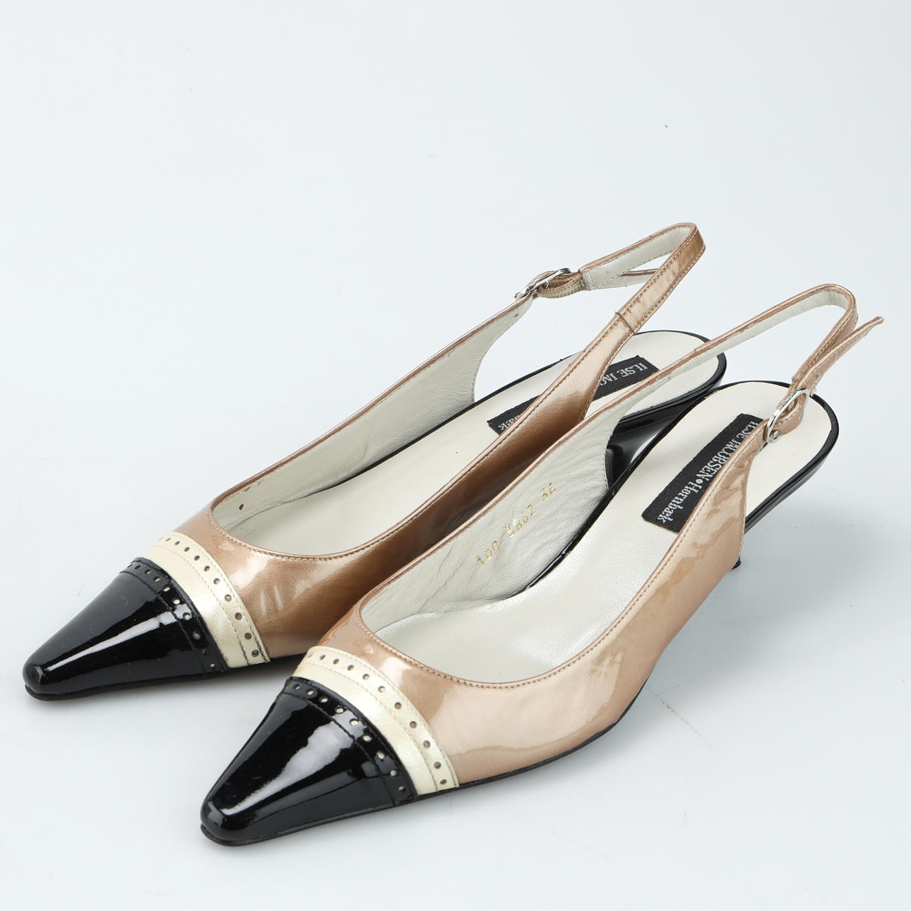 ILSE JACOBSEN, Sling-back skor, storlek 36.