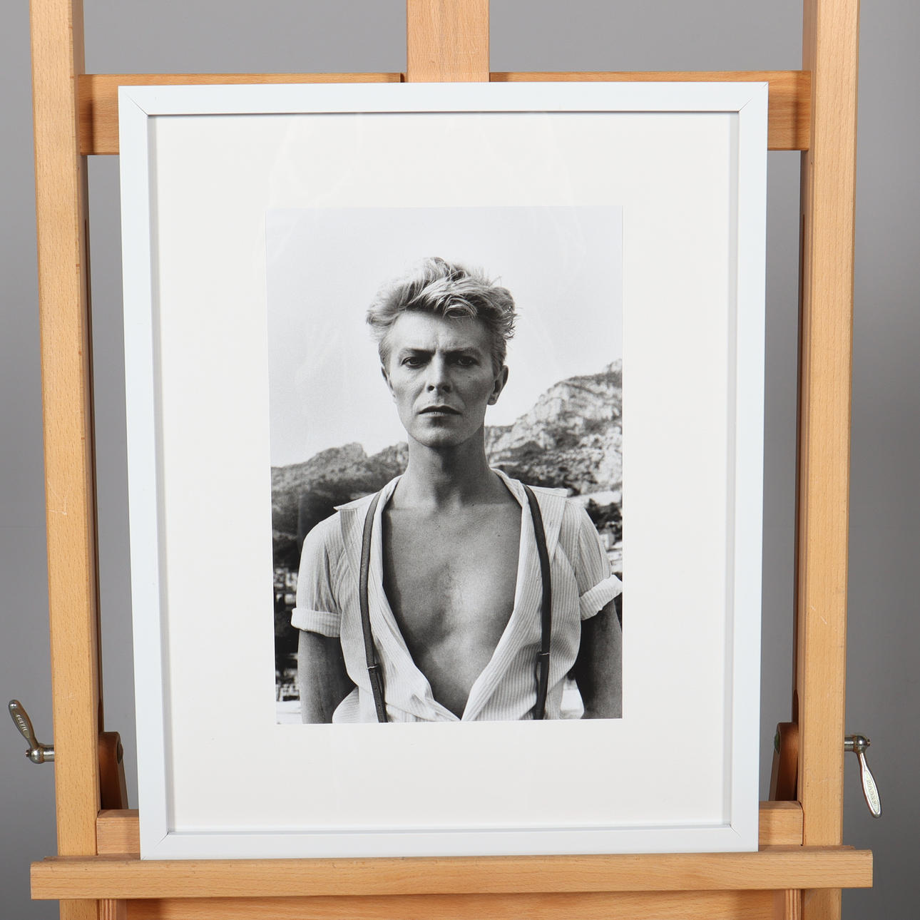 HELMUT NEWTON. OFFSET PRINT, after “David Bowie, Monte Carlo 1983".