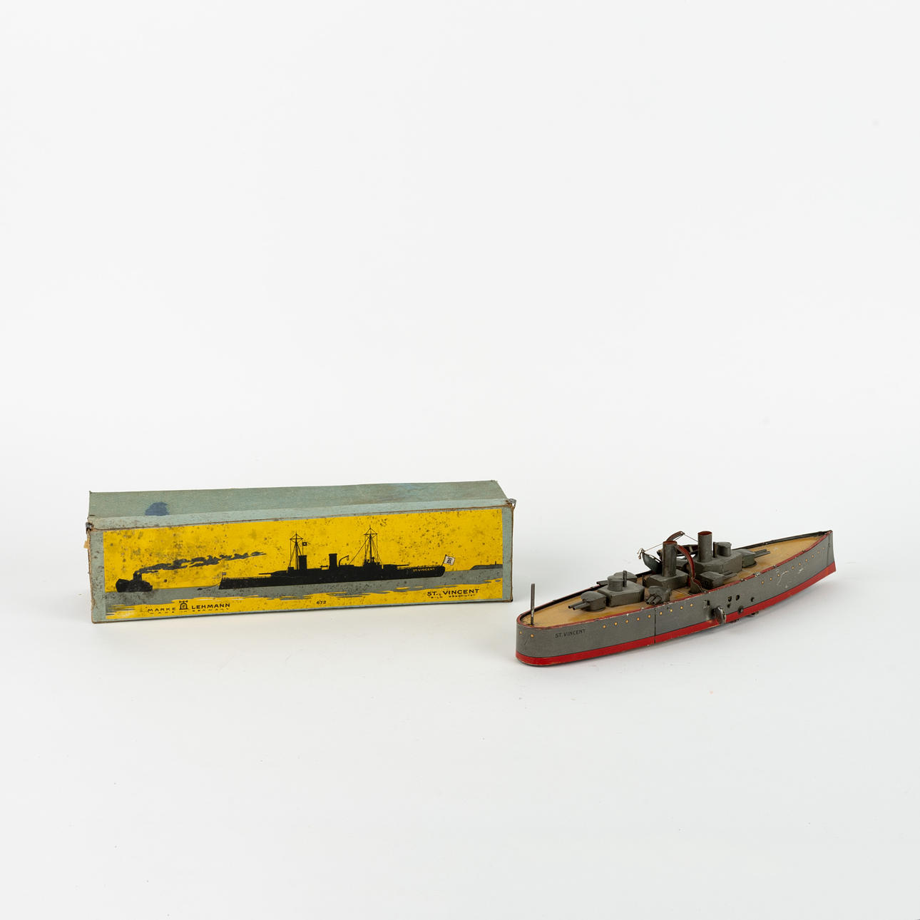 LEHMANN warship St Vincent, original packaging.