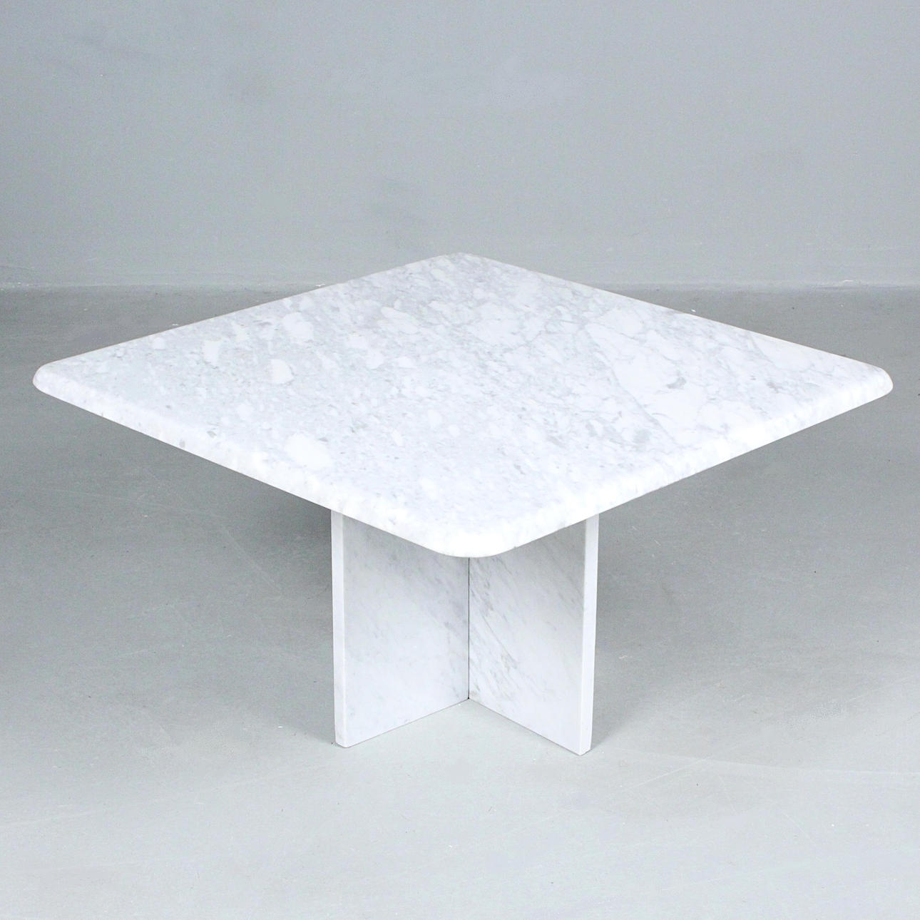 Mesita de café/mesa de café de mármol blanco.