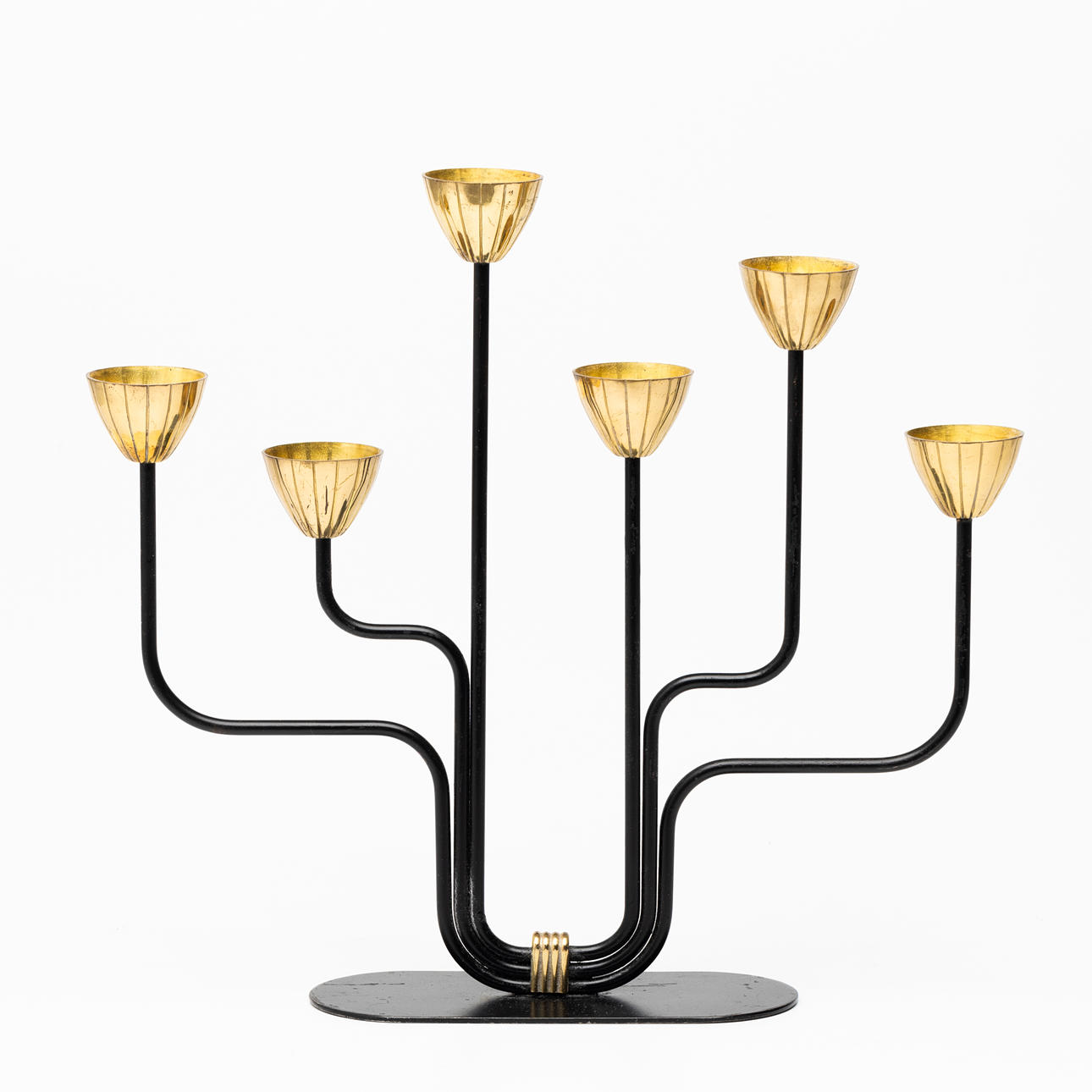 GUNNAR ANDER. Kandelaber, Ystad Metall.