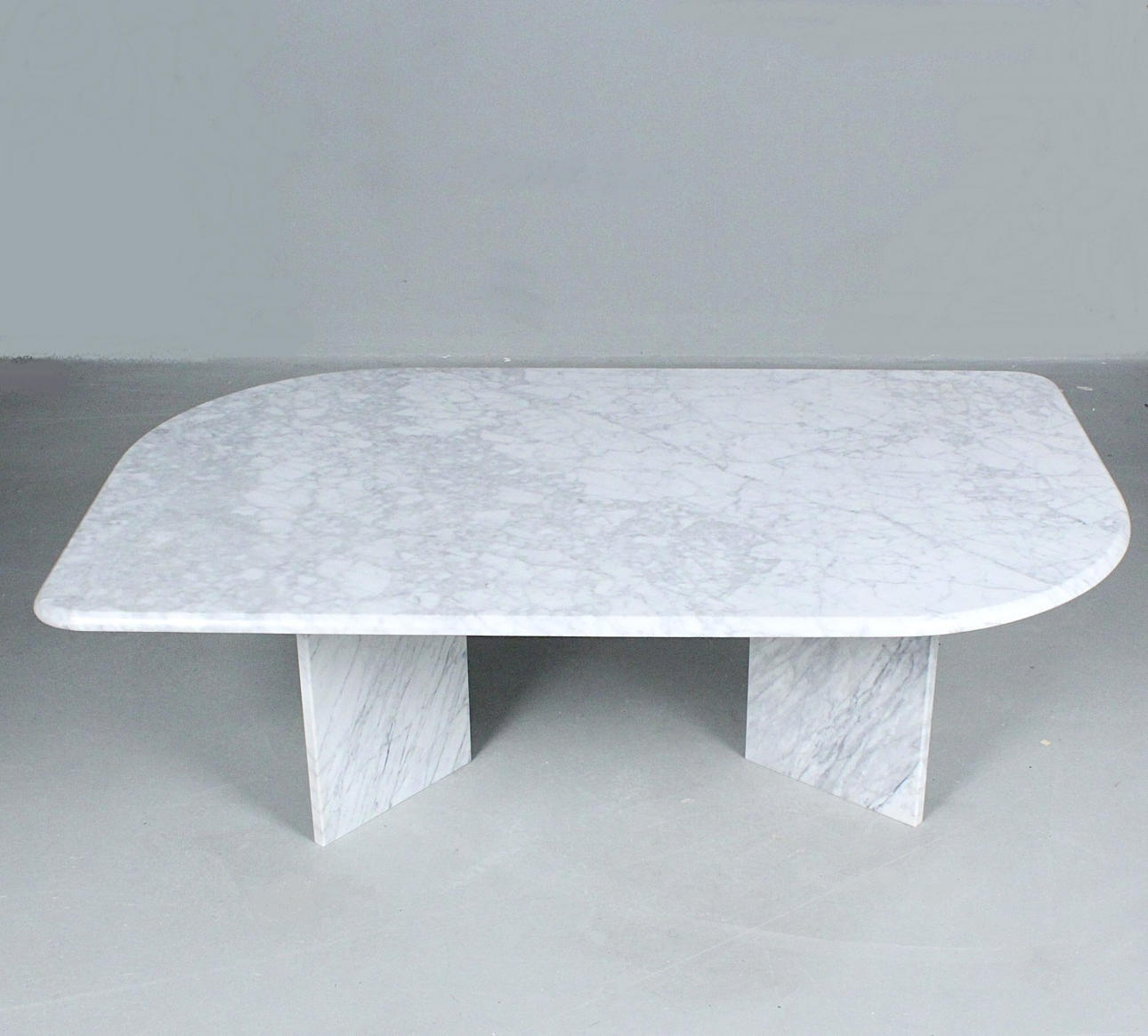 Sofabord/hvid marmor dråbe sofabord.