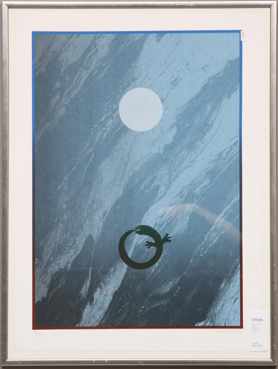 CURT HILLFON. Litografi. Signerad och numrerad 33/120.