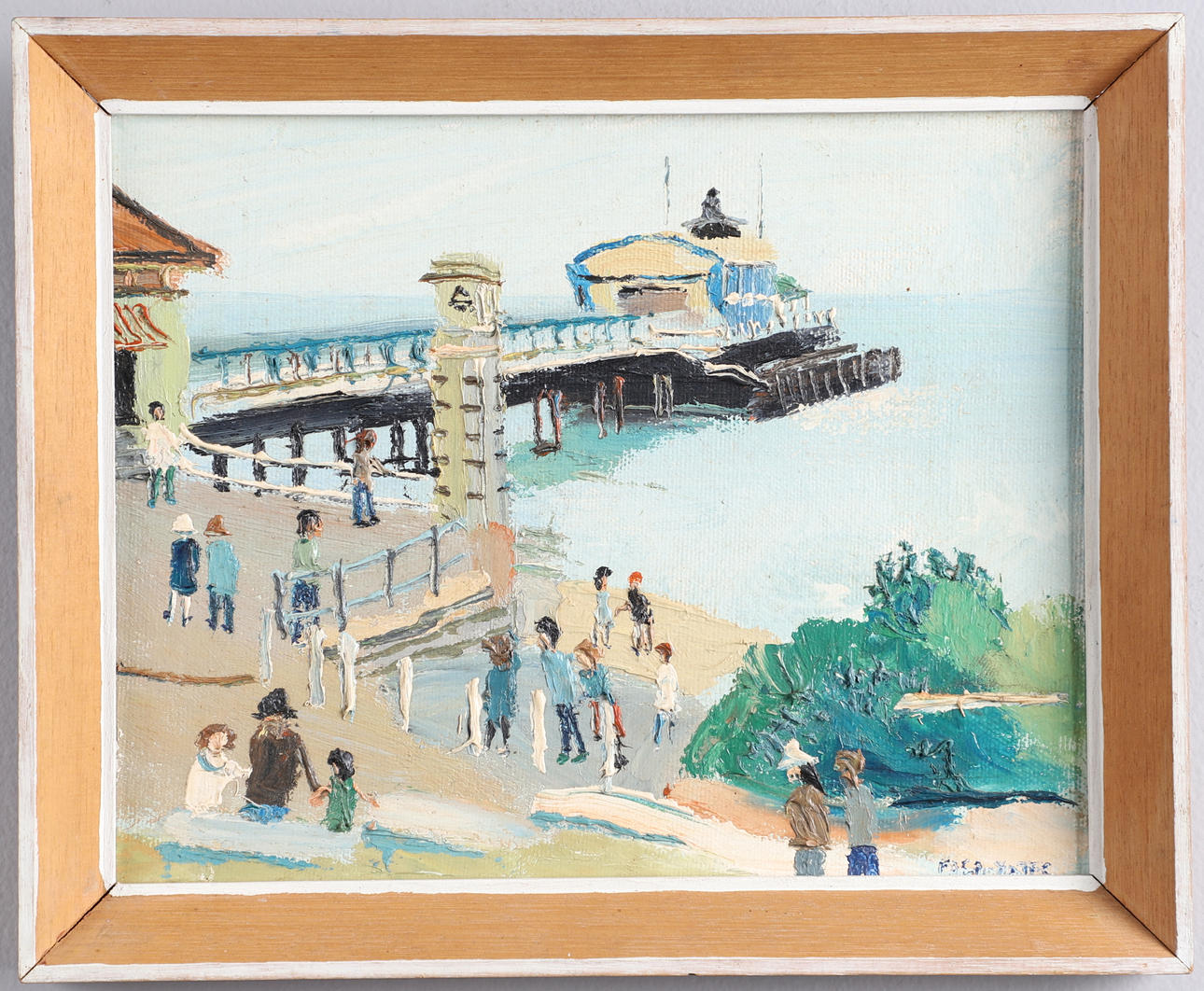 FRED YATES (1922-2008). BOURNEMOUTH PIER.