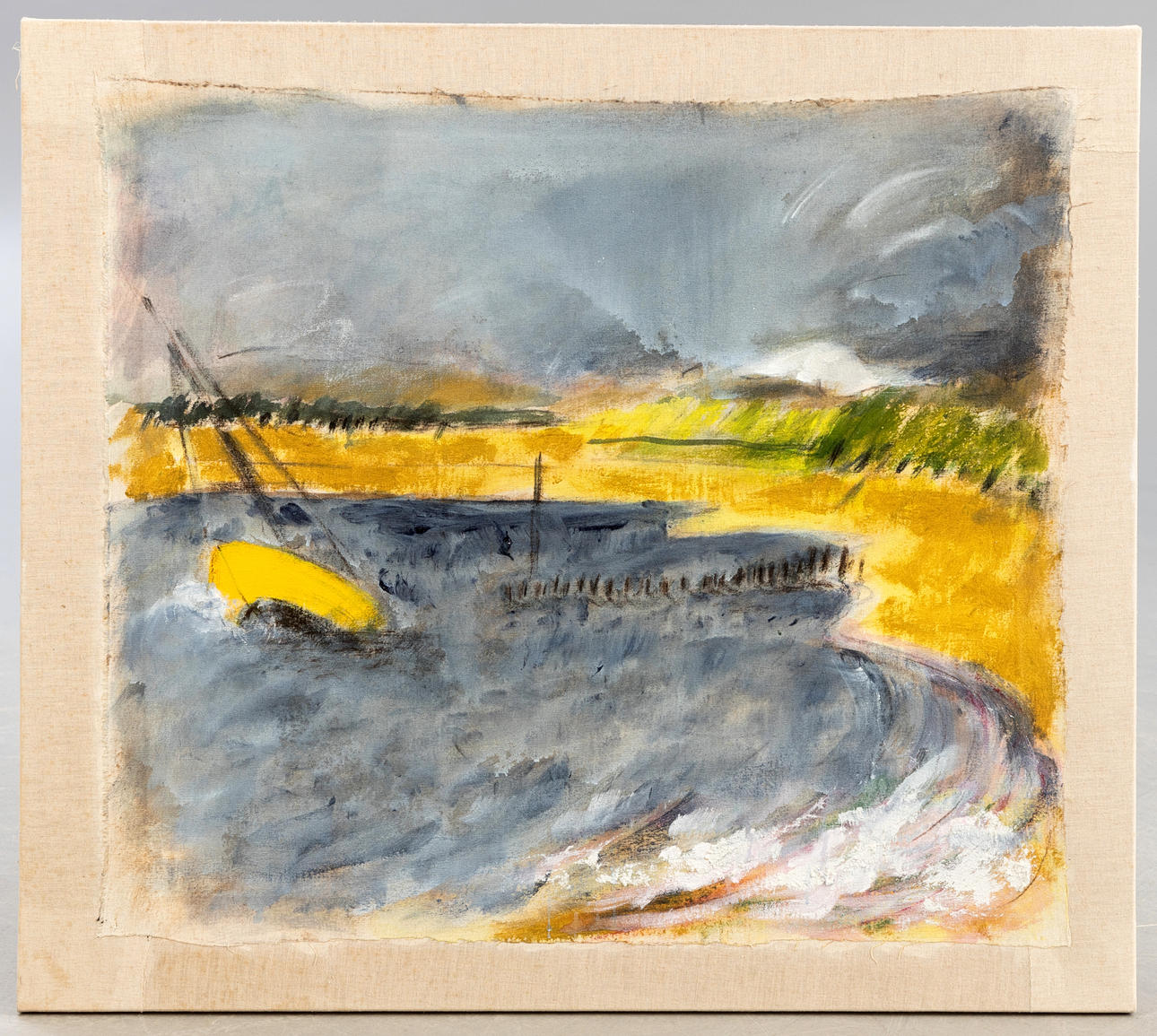 HABY BONOMO (1942-2014). Ponte d'Agon.