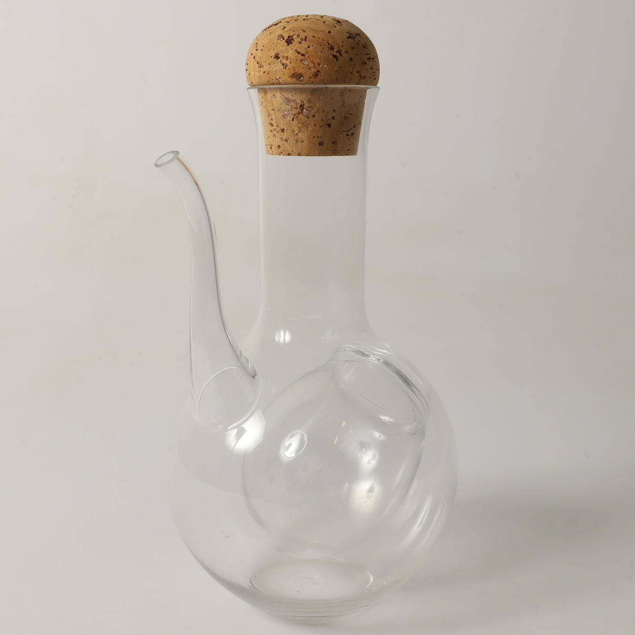 JAN  JOHANSSON. Karaff med isfack, glas, Orrefors.