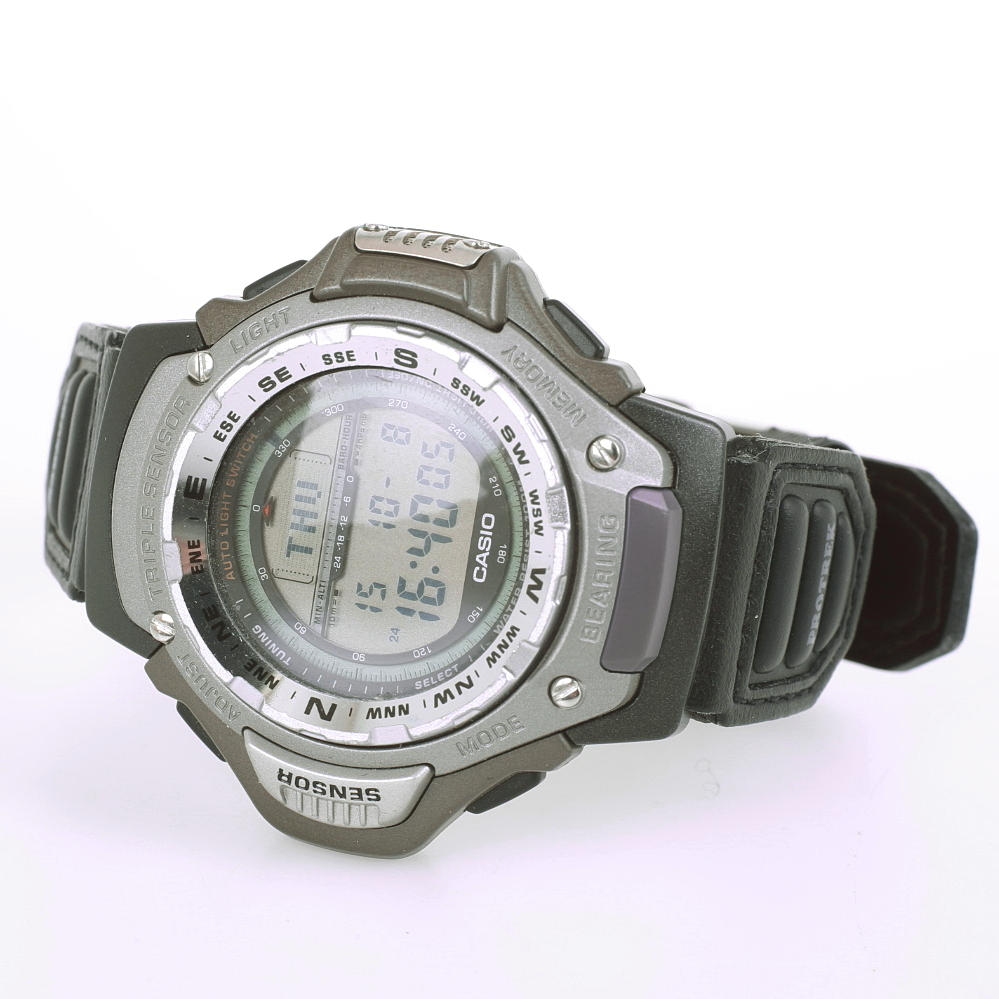 ARMBANDSUR, herr-, Casio Pro Trek, digital.