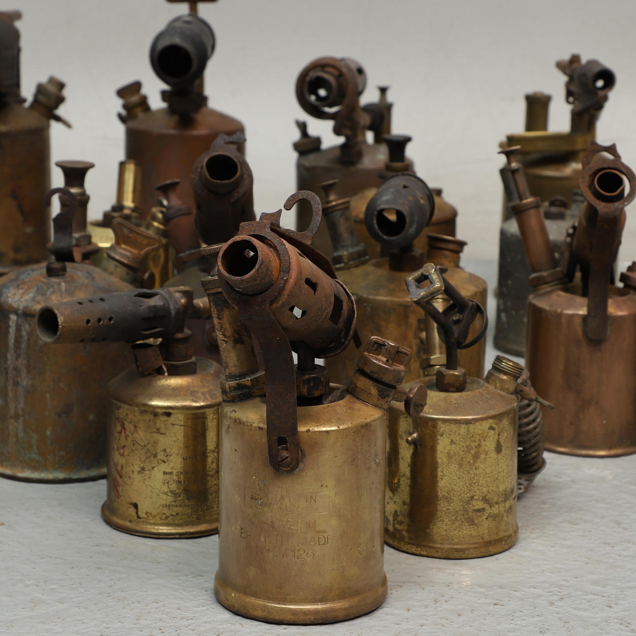 BLÅSLAMPOR, 19 st, bl a Optimus, Primus, Sievert, 1900-tal.