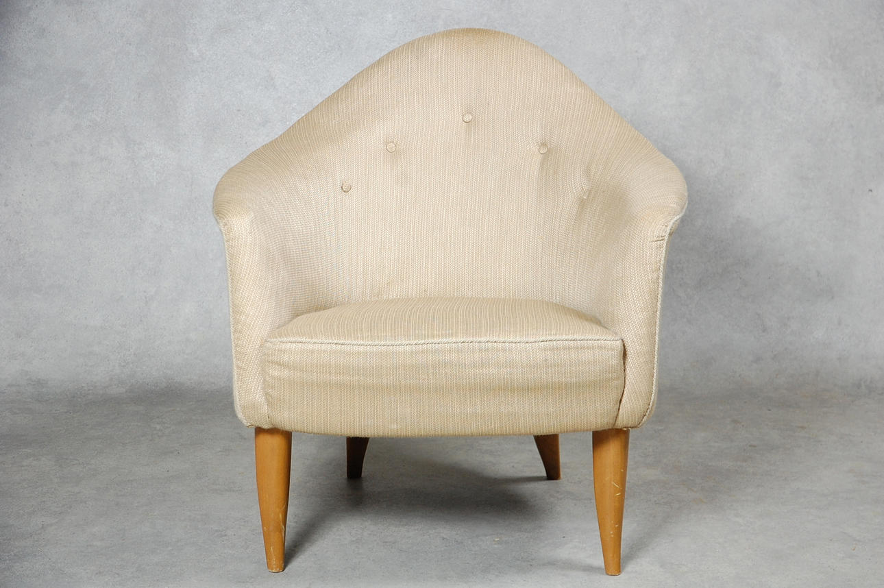 FÅTÖLJ, Lilla Adam ur serien " Paradiset " Triva Kerstin Hörlin Holmqvist, NK.