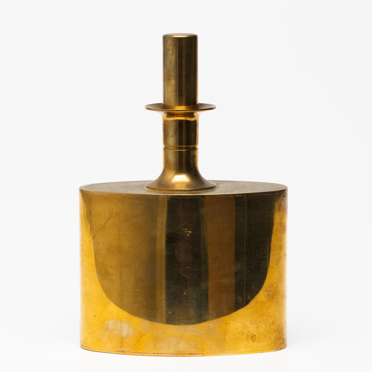 PIERRE FORSELL. Bottle/Plunta, brass, Skultuna.