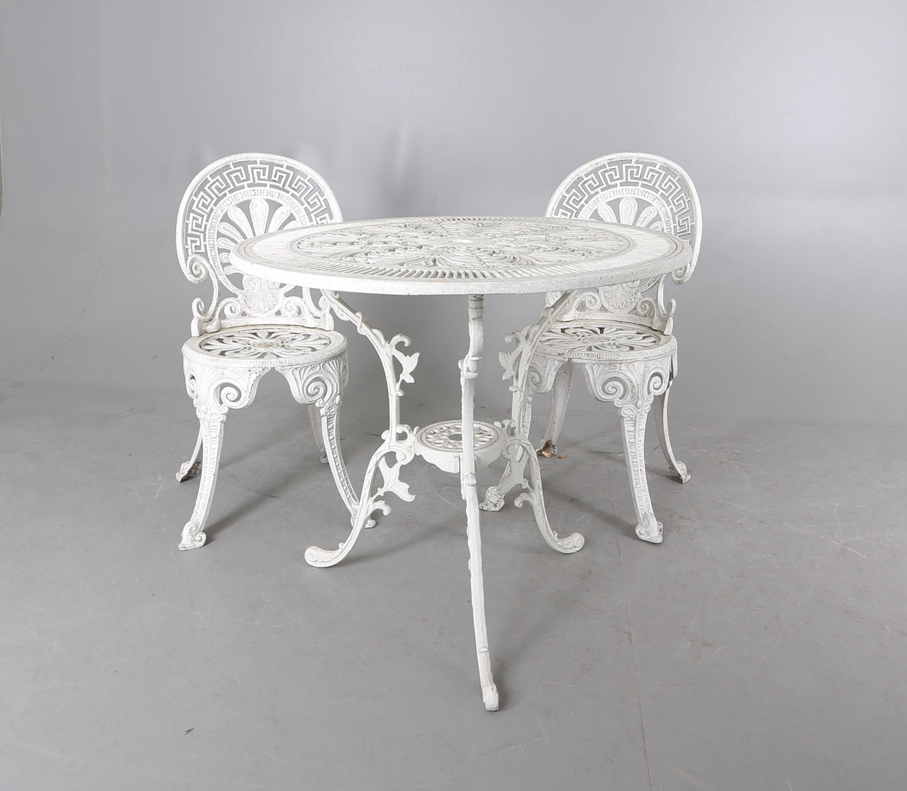 TRÄDGÅRDSGRUPP, 3 delar, 1900-tal.