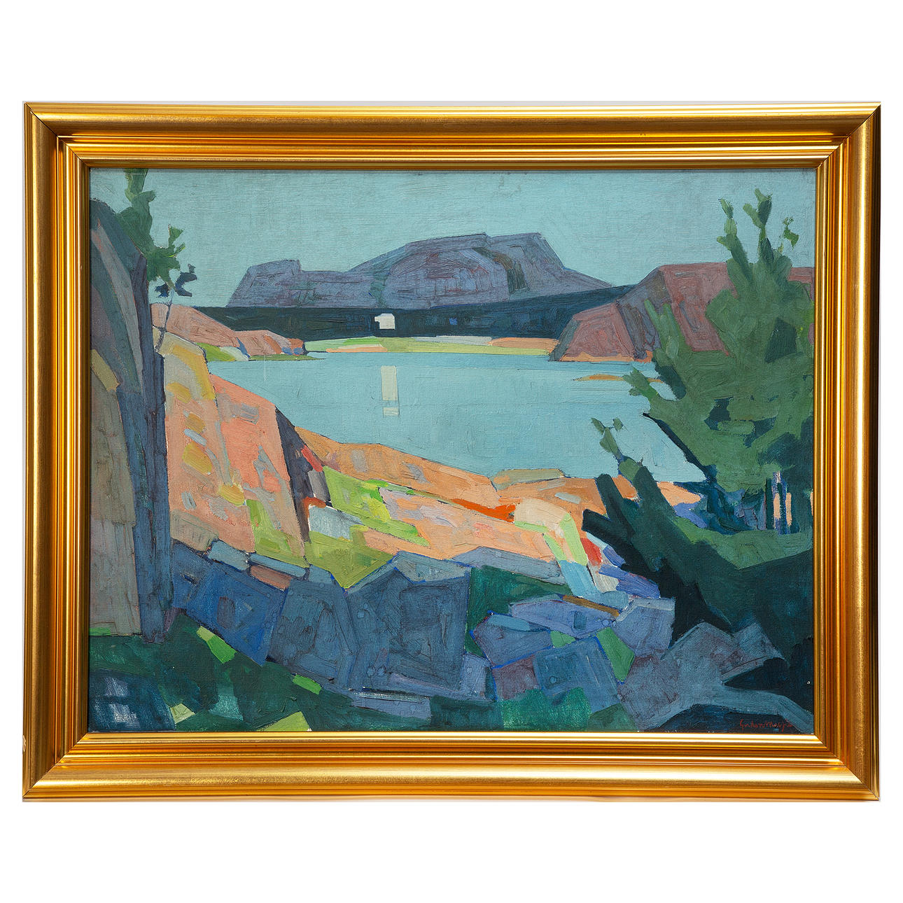 GORDON MACFIE. Olja på duk, signerad.