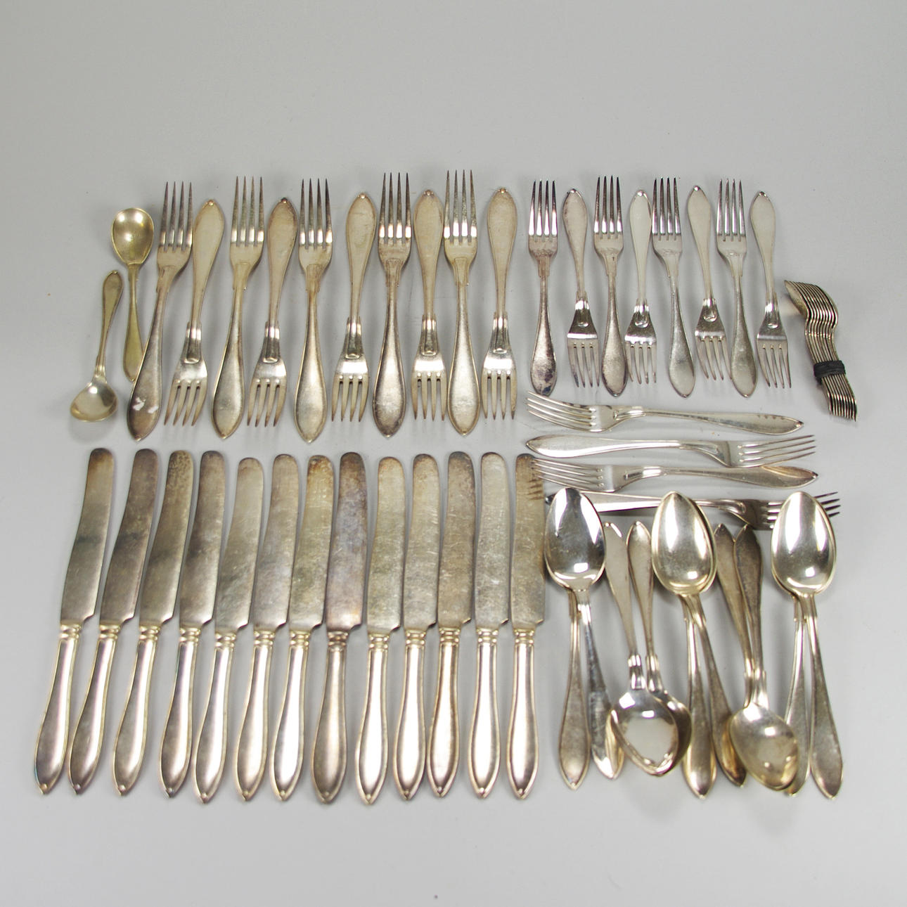 BESTICK, "Svensk spets", nysilver.