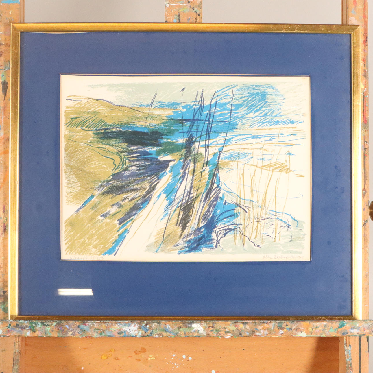 OLLE ZETTERQVIST. LITHOGRAPHY, signed and numbered.