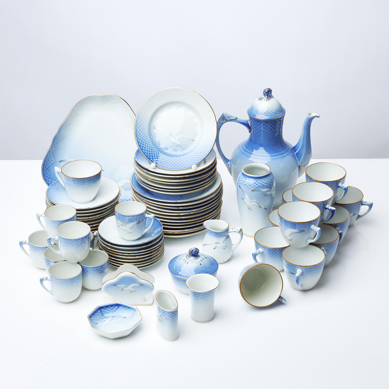 SERVIS "Blå måsen", Bing & Gröndahl, 52 dlr.