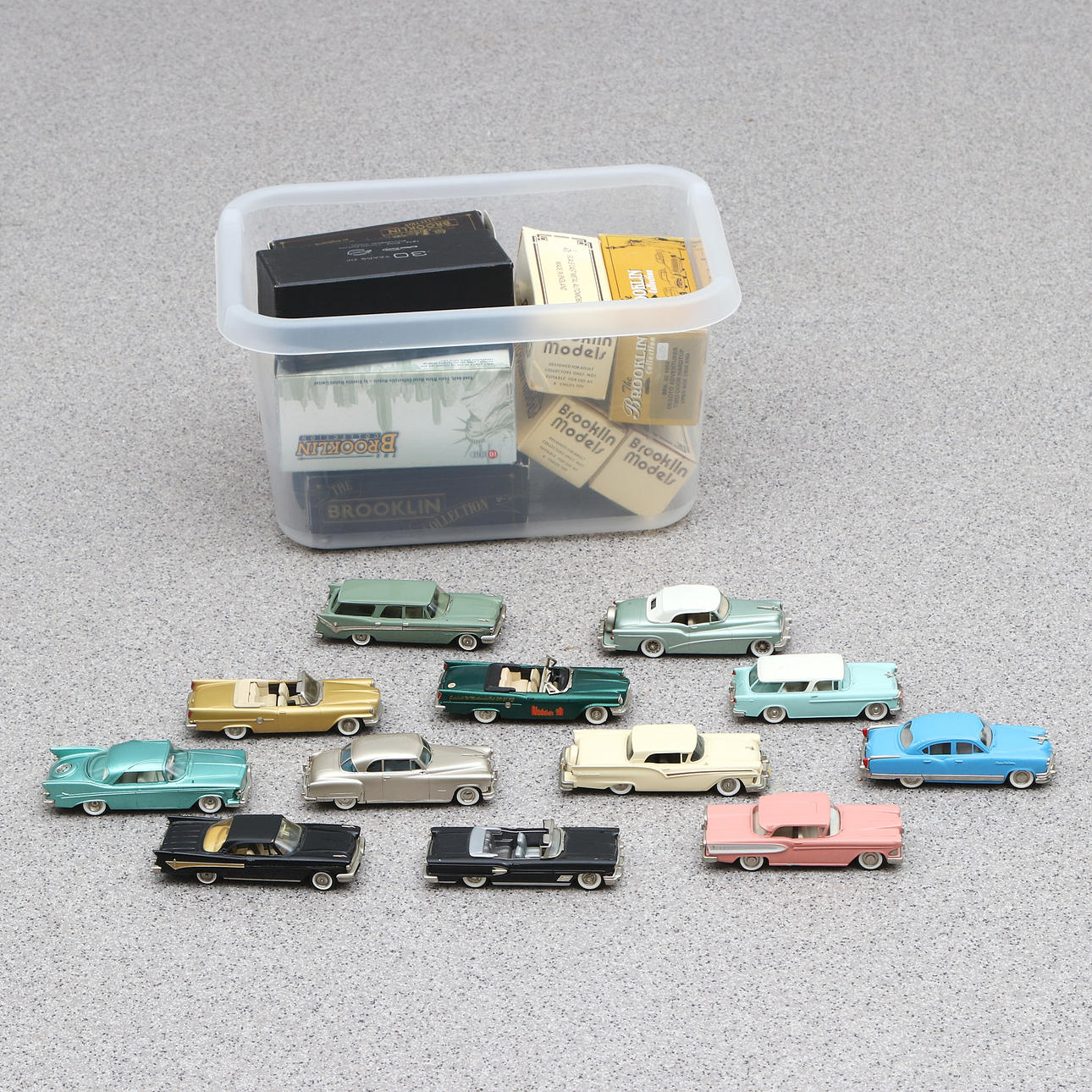 MODELLBILAR, 12 ST. Brooklin Models.