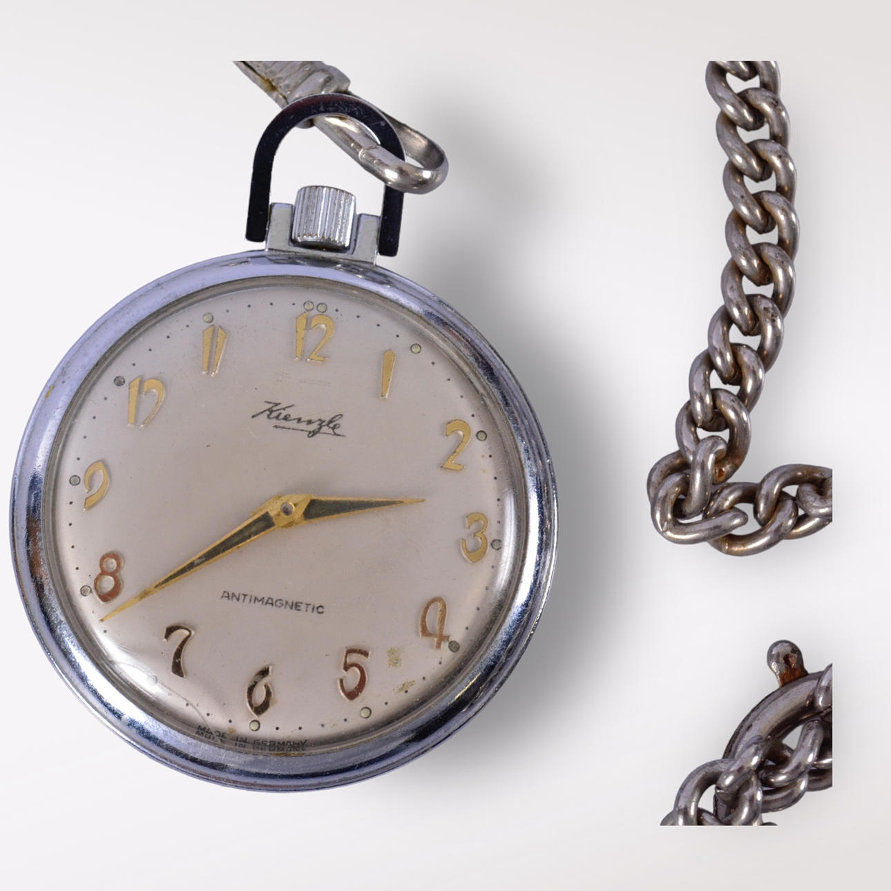 POCKET WATCH WITH CHAIN, Kienzle.