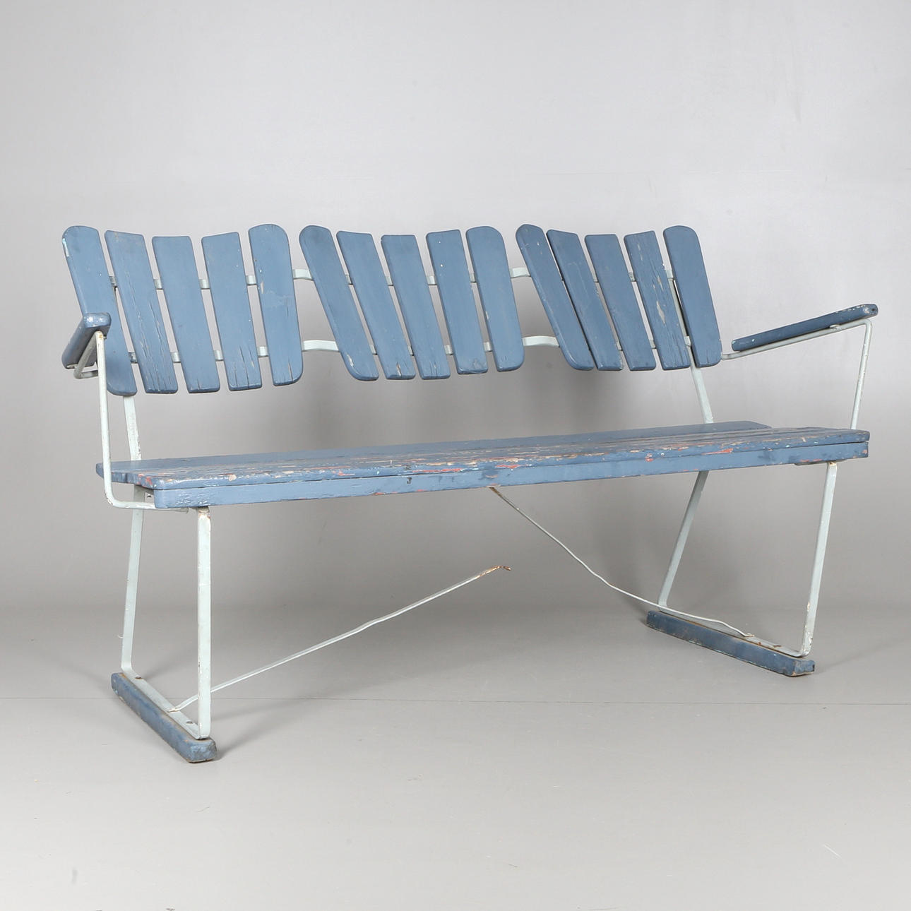 TRÄDGÅRDSSOFFA, trä och metall, Grythyttan, 1900-tal.