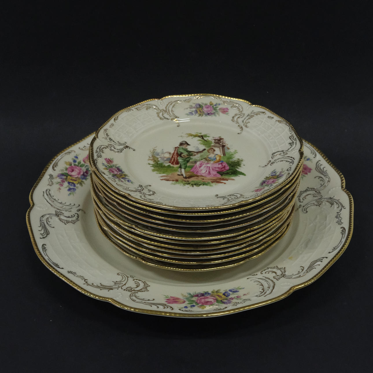 ROSENTHAIL, FRUGTSERVISE, SANSSOUCI, 13 STYKKER.