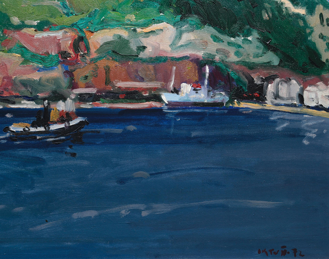 ROBERTO ORTUÑO. Vista costera.