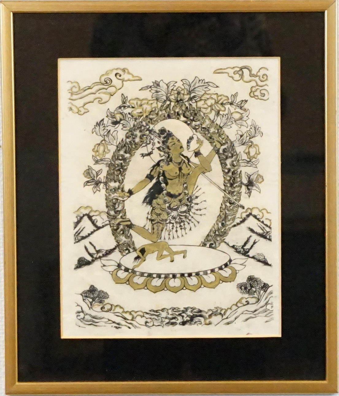 TRÄSNITT, signerad, T. Muni.