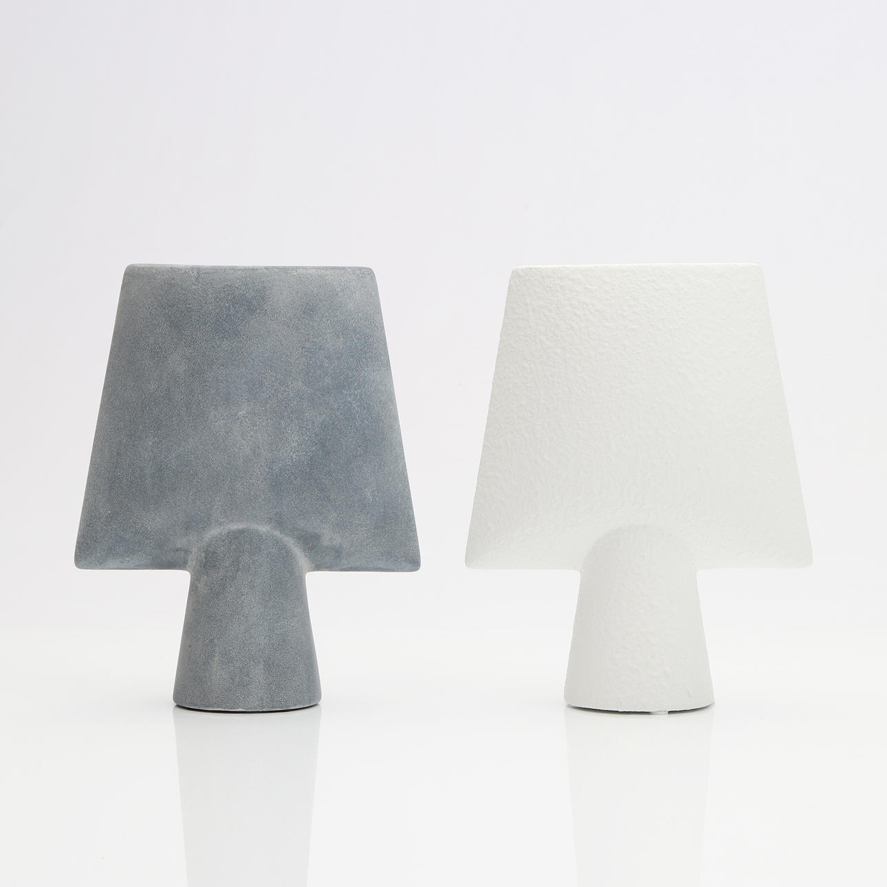 101 COPENHAGEN, VASES, TWO PCS. Painted ceramics. “Sphere”.