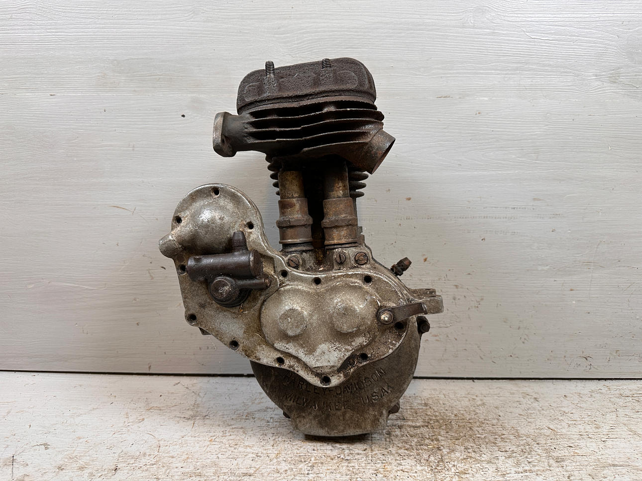 HARLEY DAVIDSON, engine, 350cc single, 1927, USA.