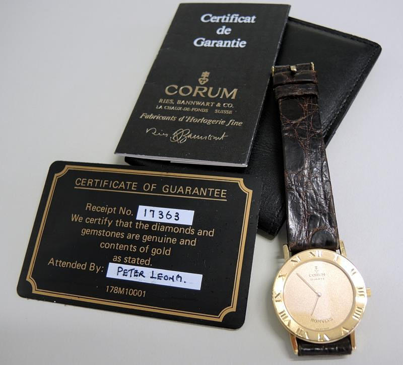CORUM ROMULUS KLOCKA.