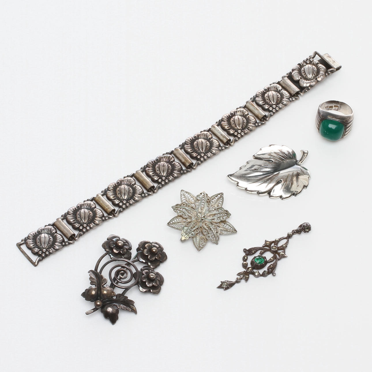 SMYCKEN, silver, 1900-tal.