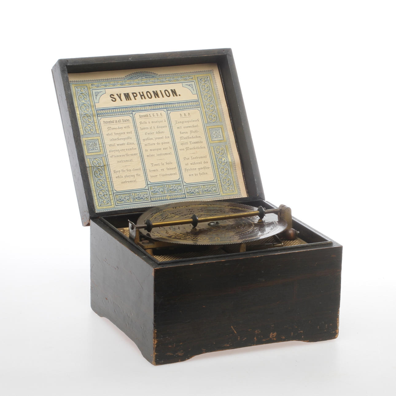 SPELDOSA, Symphonion Simplex, Tyskland, tidigt 1900-tal.