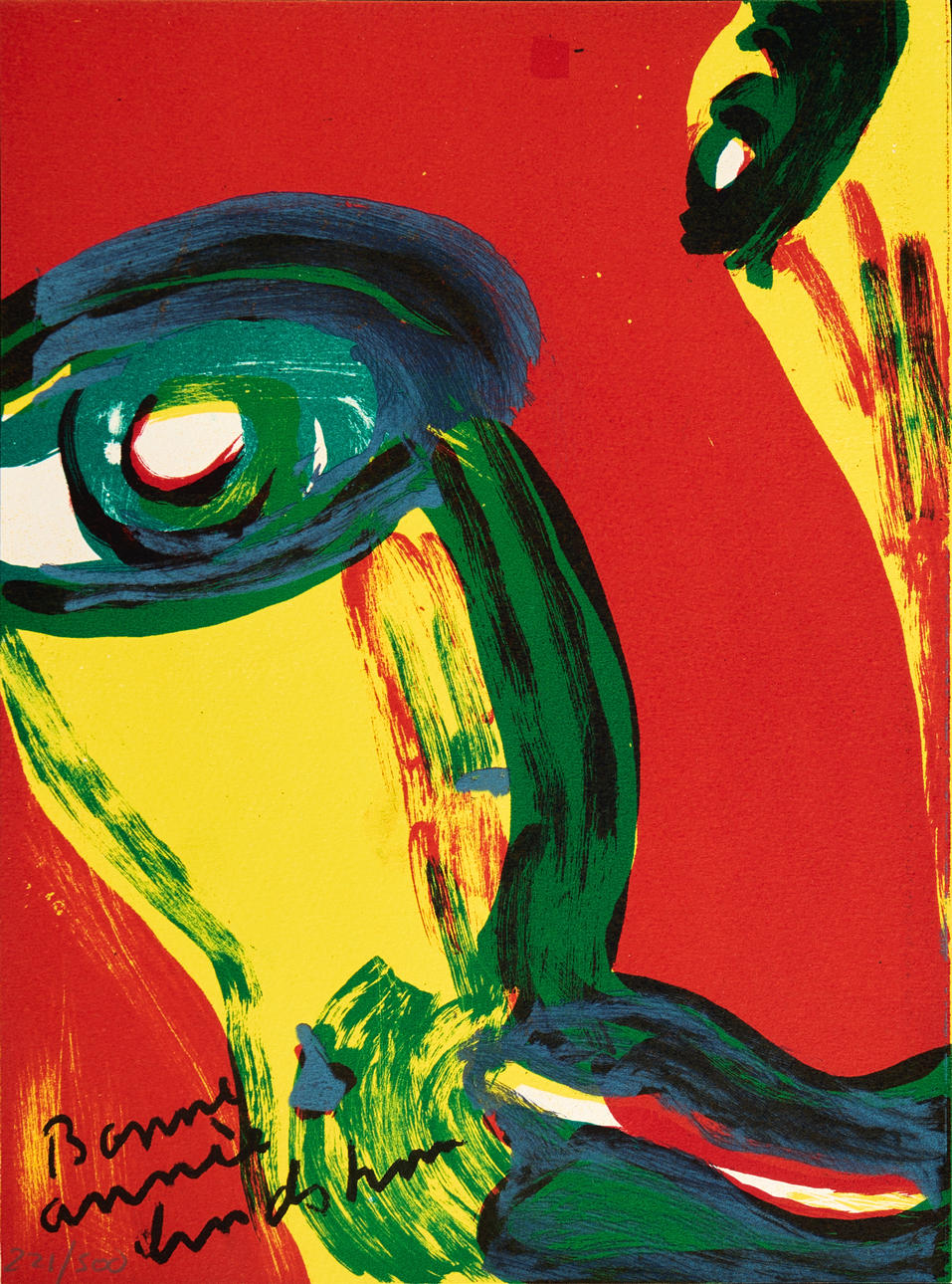 BENGT LINDSTRÖM. FIGURKOMPOSITIONER (5), litografi.