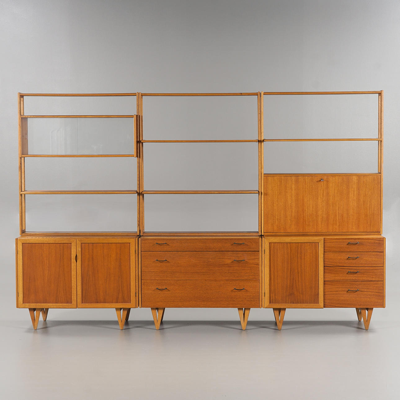 BENGT  RUDA. Bücherregal „Module“ Ikea 1960er.