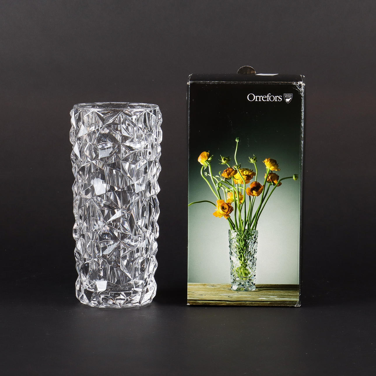 LENA BERGSTRÖM vas, Orrefors, Carat.