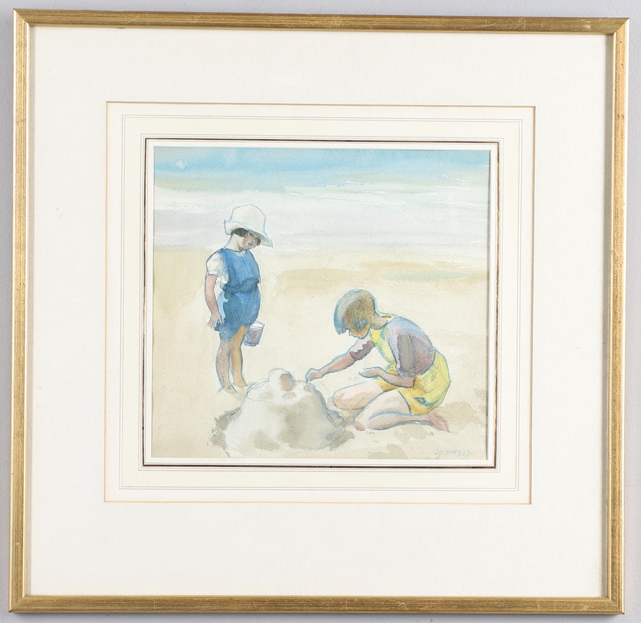 JAMES HENRY DOWD (1883-1956). FINISHING TOUCHES.