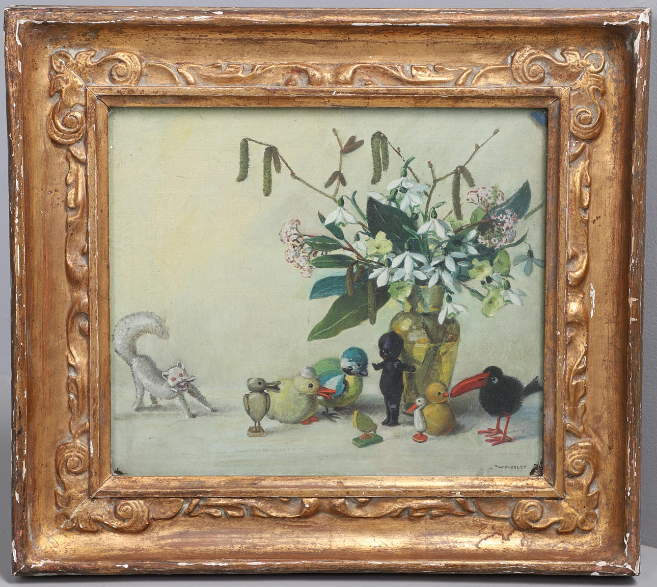 GARNET RUSKIN WOLSELEY (1884-1967). A MEETING IN THE NURSERY.
